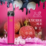 ARABISK DISPOSABLE POD - LYCHEE ICE 1600 PUFF 50MG