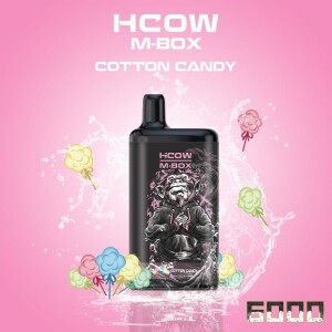 Hcow Steam Cotton Candy Mbox 6000 Puffs - Rechargeable Disposable Vape Pod