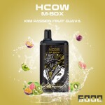 Hcow Steam Kiwi Passion Fruit Guava Mbox 6000 Puffs - Rechargeable Disposable Vape Pod