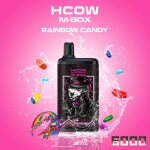 Hcow Steam Rainbow Candy Mbox 6000 Puffs - Rechargeable Disposable Vape Pod