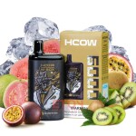 Hcow Steam Kiwi Passion Fruit Guava Mbox 6000 Puffs - Rechargeable Disposable Vape Pod