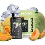 Hcow Steam Melon Ice Mbox 6000 Puffs- Rechargeable Disposable Vape Pod