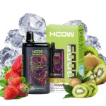 Hcow Mbox 6000 Steam Strawberry Kiwi - Rechargeable Disposable Vape Pod