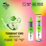TUGBOAT DISPOSIBLE EVO - GREEN APPLE ICE 4500 PUFFS 50MG